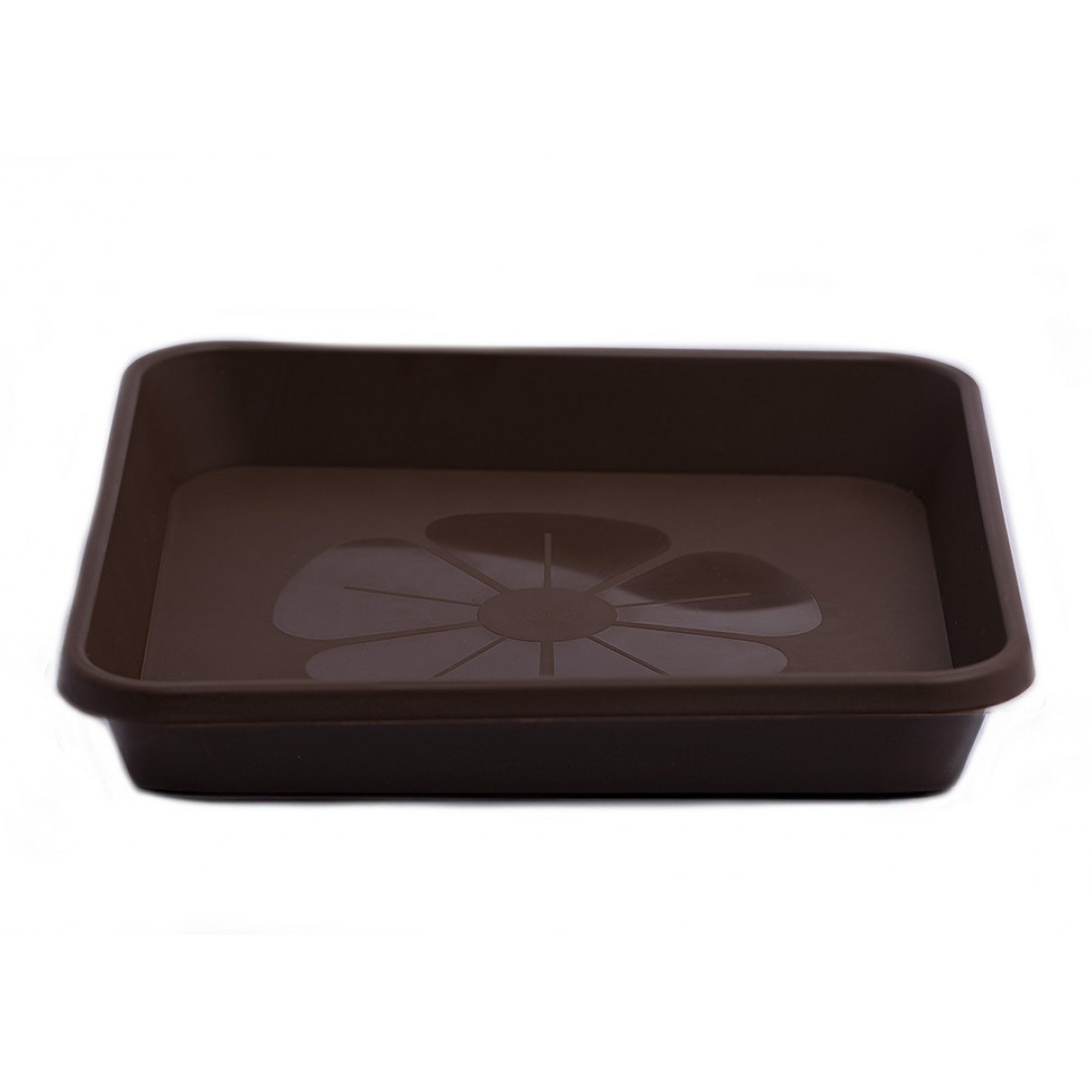 Plant Pot Saucers Square Dark Brown